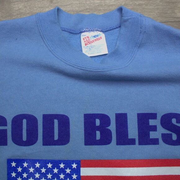 Vintage God Bless America Sz XL Made In USA - Picture 2 of 4